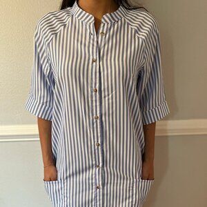 Stripped Dress w Pockets Size S